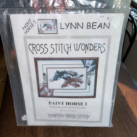 Other - Lynn Bean Paint Horse I Counted Cross Stitch pattern kit Cross Stitch Wonders